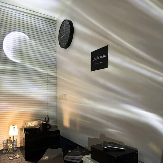 Transform Your Bedroom into a Celestial Wonderland with the LED Aurora Borealis Moon Galaxy Night Light Projector - Bluetooth Music & Laser Star Nebula Effects